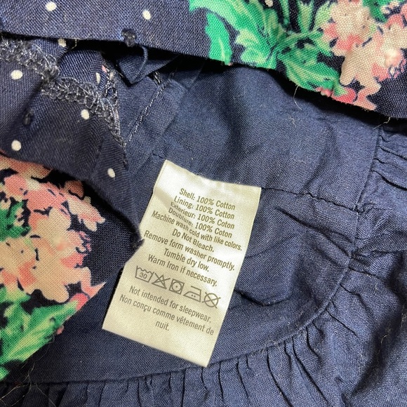 Janie and Jack Blue Floral Dress - Sz 2T - Picture 6 of 6